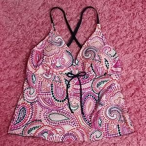 Bright and flirty Ocean Dream swim top! NWT